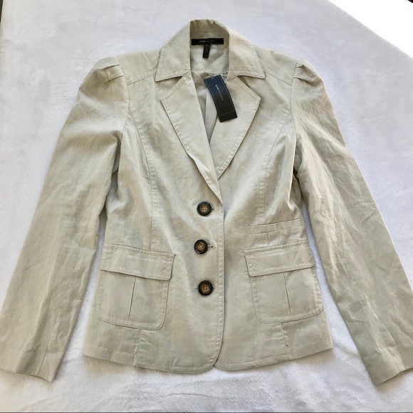 NWT BCBG MAX AZRIA Oak Button Down Blazer - Picture 8 of 8